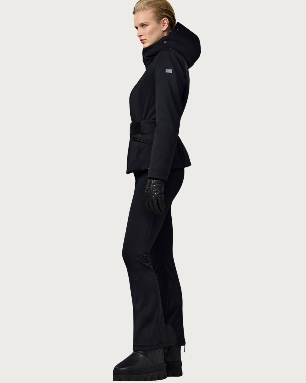Womens Goldbergh GOLD Prezioso Faux Border Jacket -Black Jackets Goldbergh 