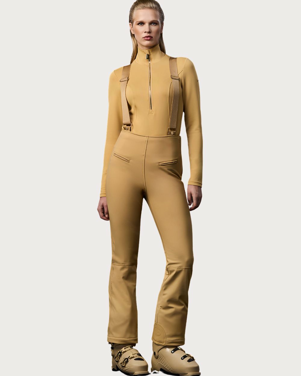 Womens Goldbergh GOLD Rosalia Ski Pully - Lark Thermals Goldbergh 