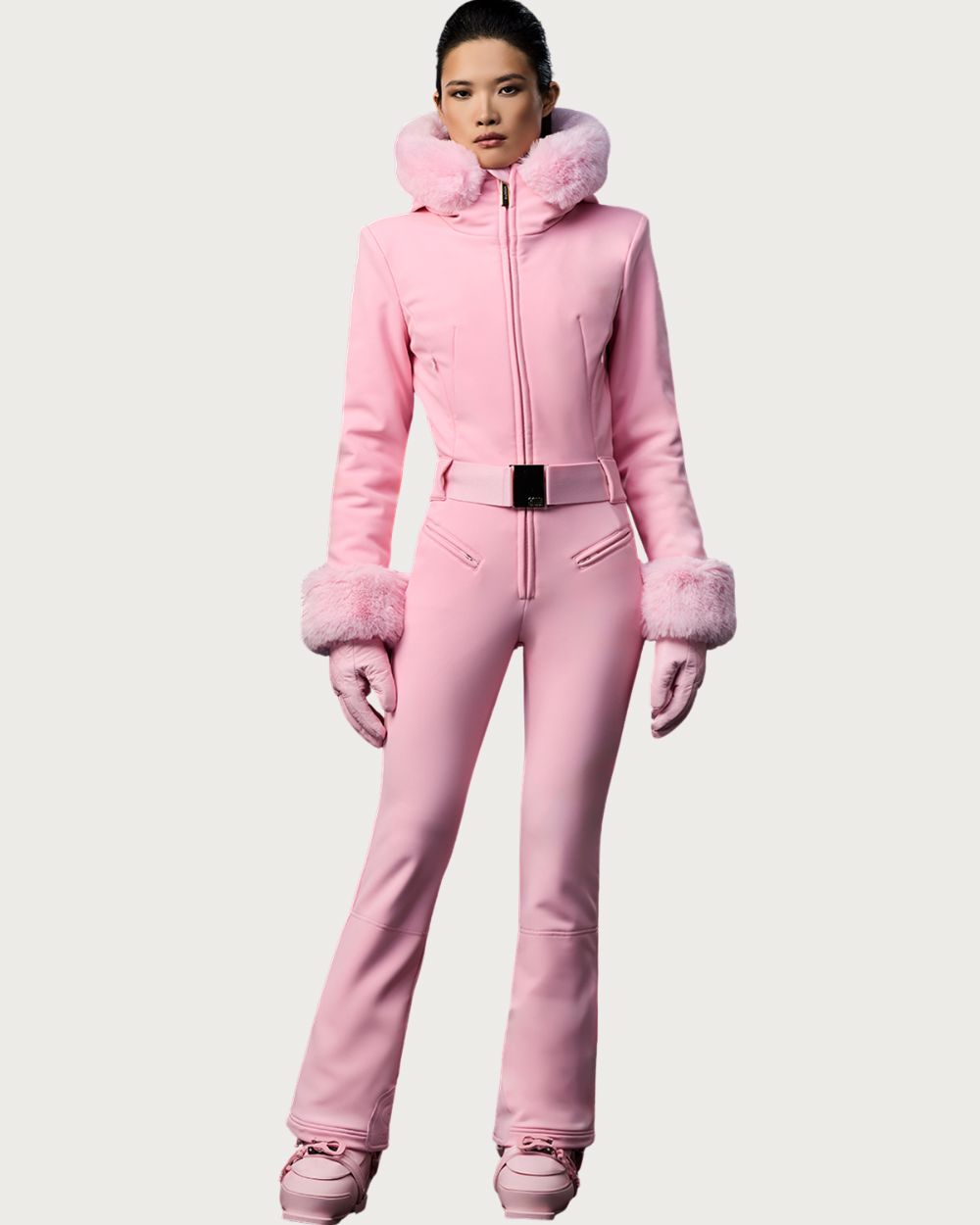 Womens Goldbergh GOLD Vita Faux Border Ski Suit - Fairy Tale One Piece Suits Goldbergh 