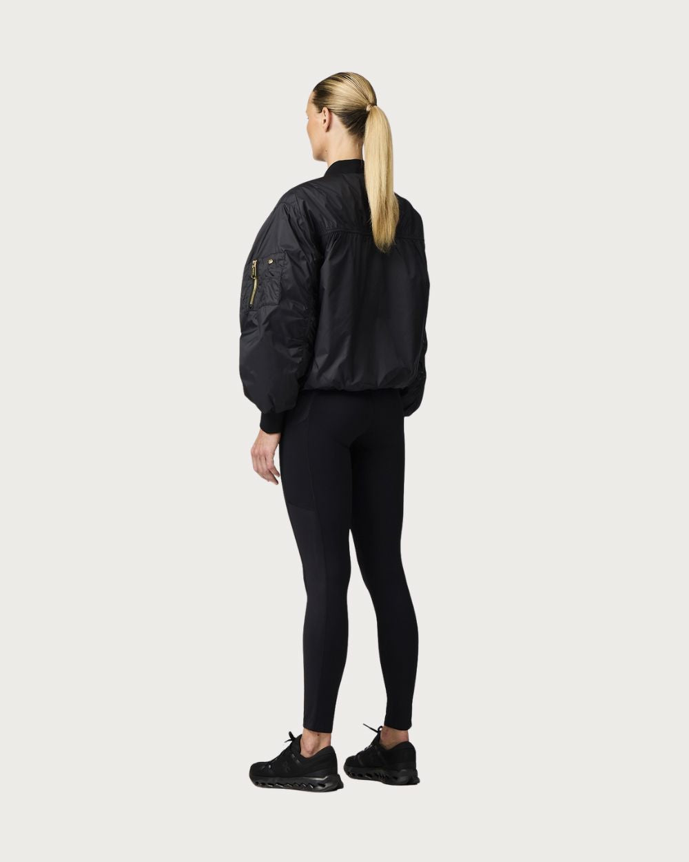 Womens Goldbergh Isolana Bomber Jacket - Black Jackets Goldbergh 