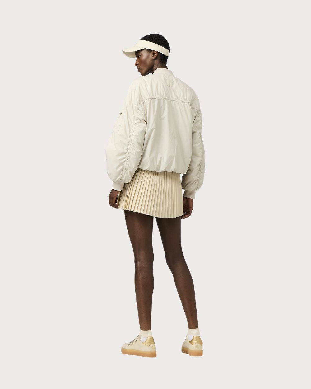 Womens Goldbergh Isolana Bomber Jacket - Champagne Jackets Goldbergh 