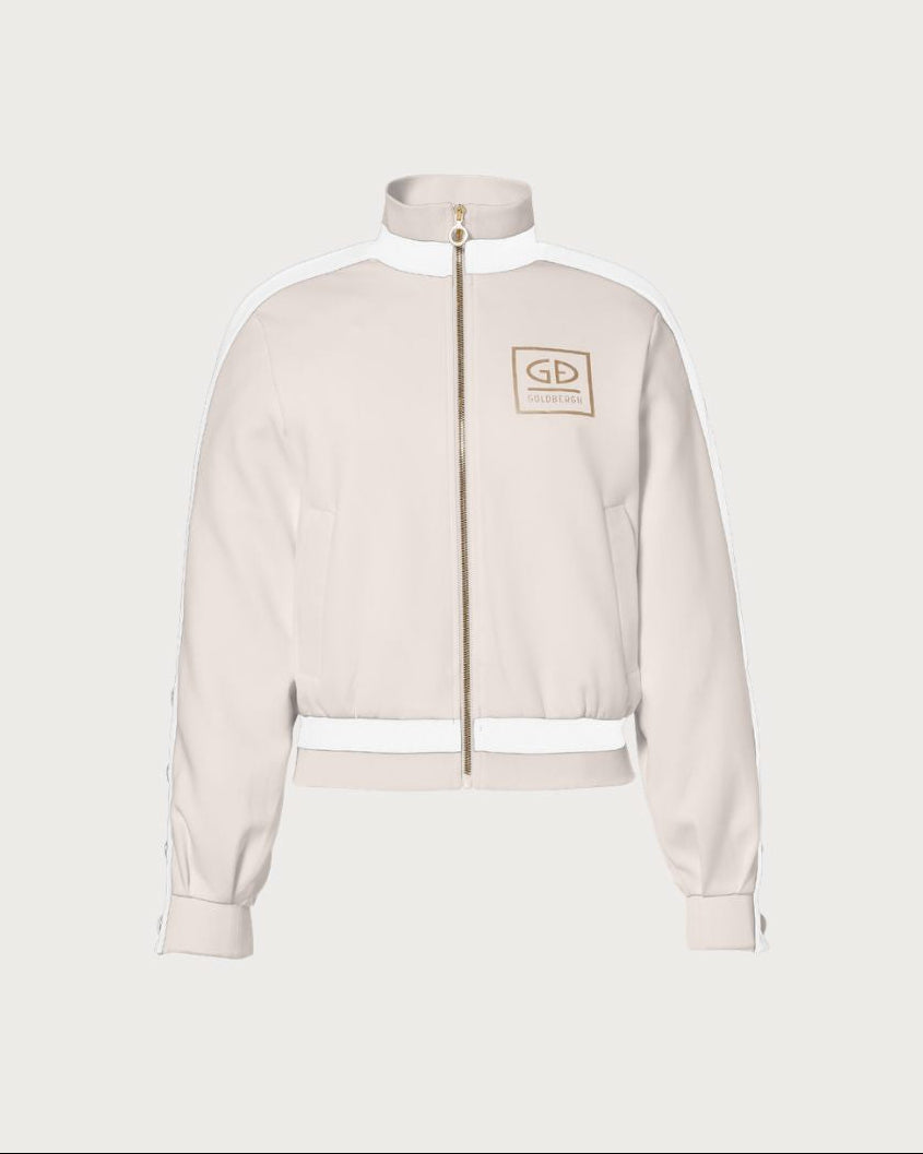 Womens Goldbergh Monaco Track Jacket - Champagne Après Jackets Goldbergh 