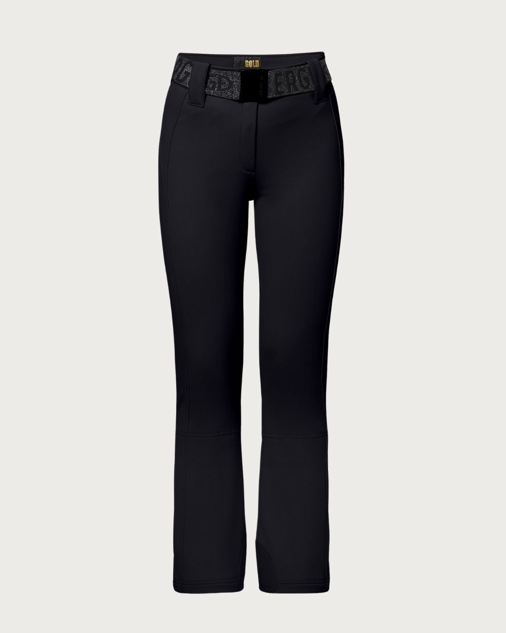 Womens Goldbergh Pippa GOLD Pant - Black Pants Goldbergh 34 INTL / 4 AU 