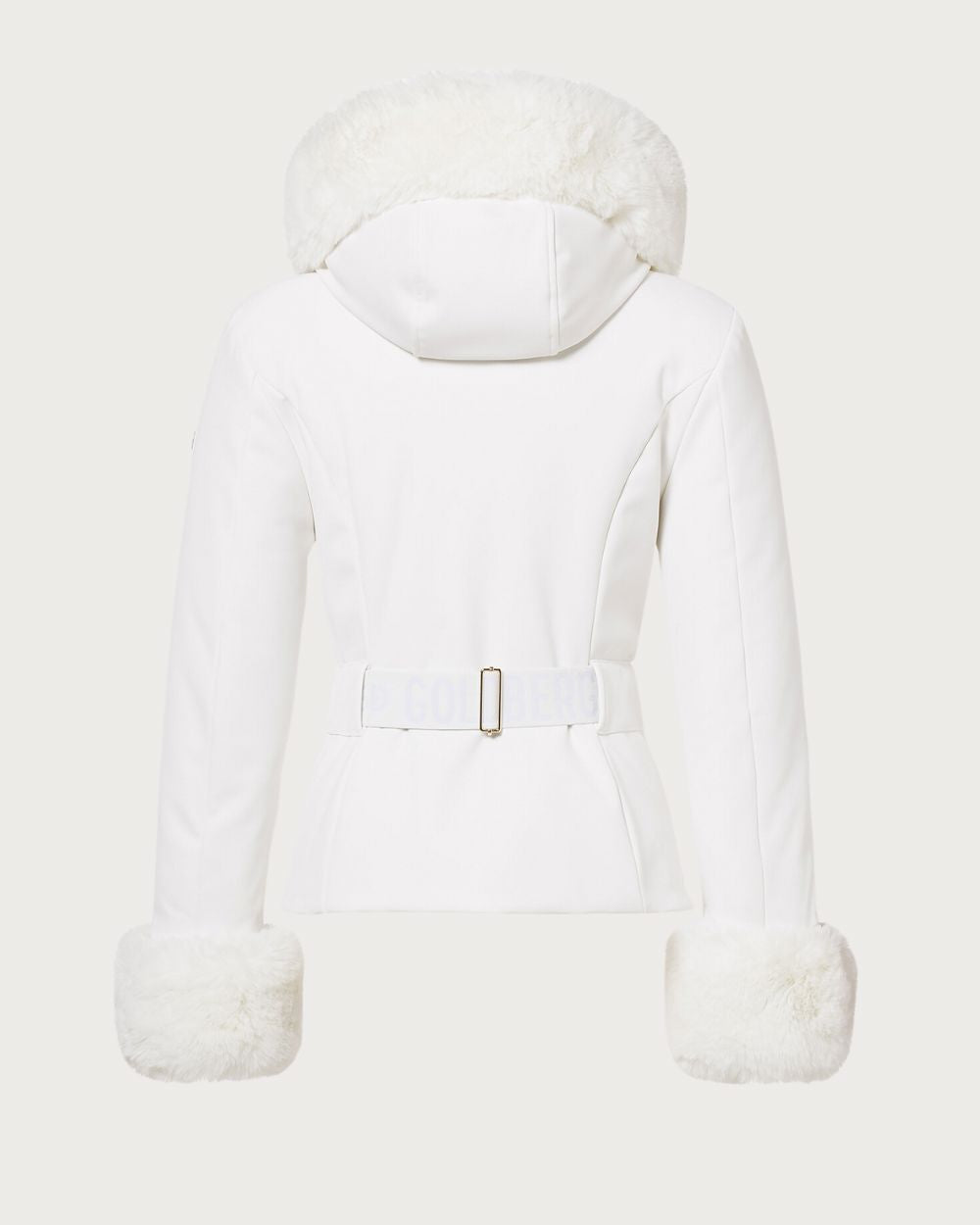Womens Goldbergh Prezioso Faux Border Jacket - Cream Jackets Goldbergh 