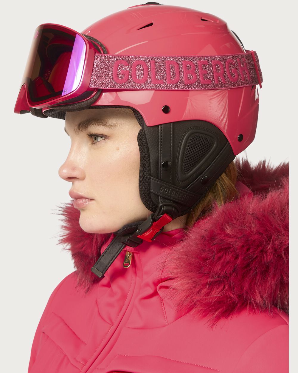 Womens Goldbergh Protégé Goggle - Italian Rose Goggles Goldbergh 
