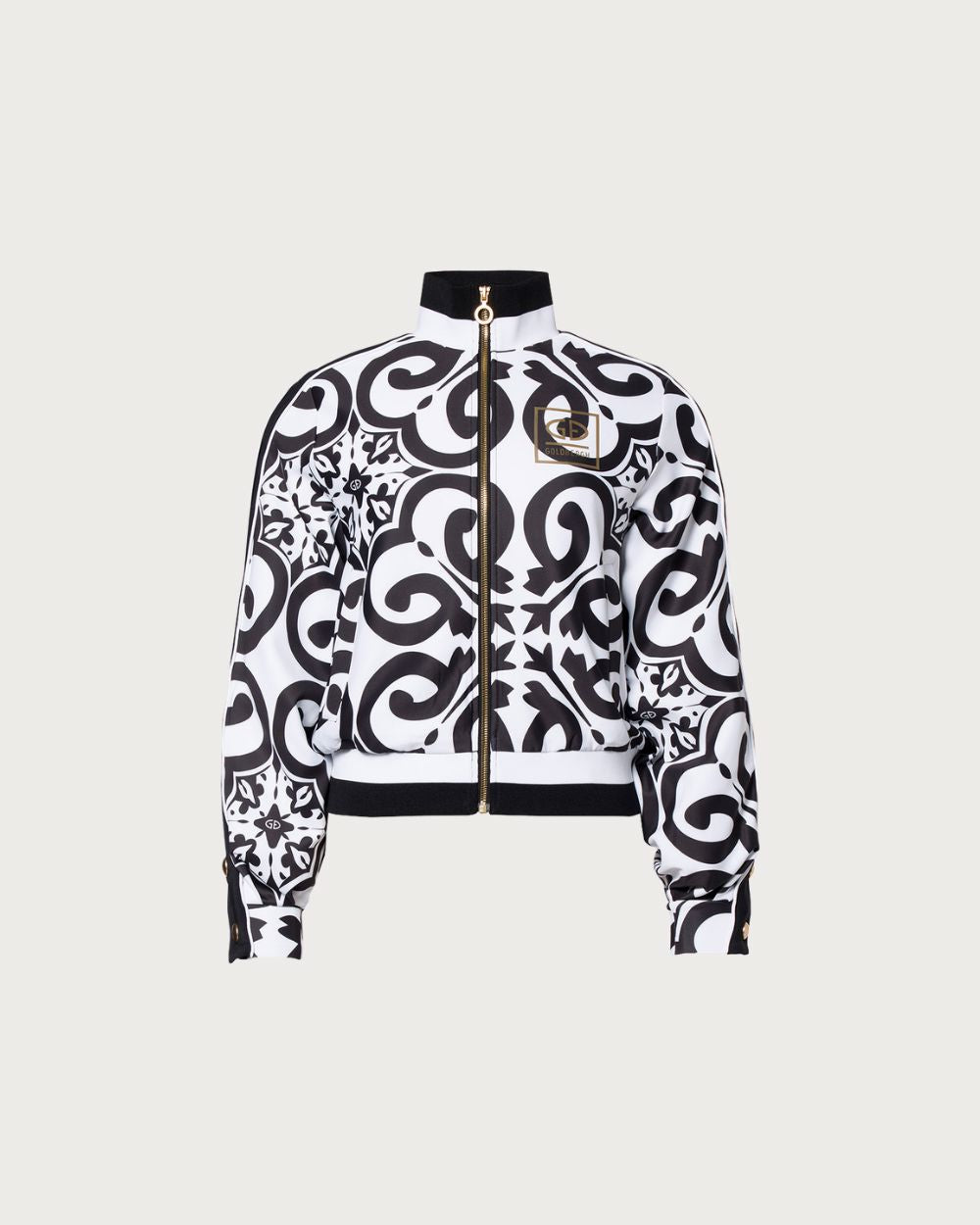 Womens Goldbergh Solara Track Jacket - Black and White Après Jackets Goldbergh XS 