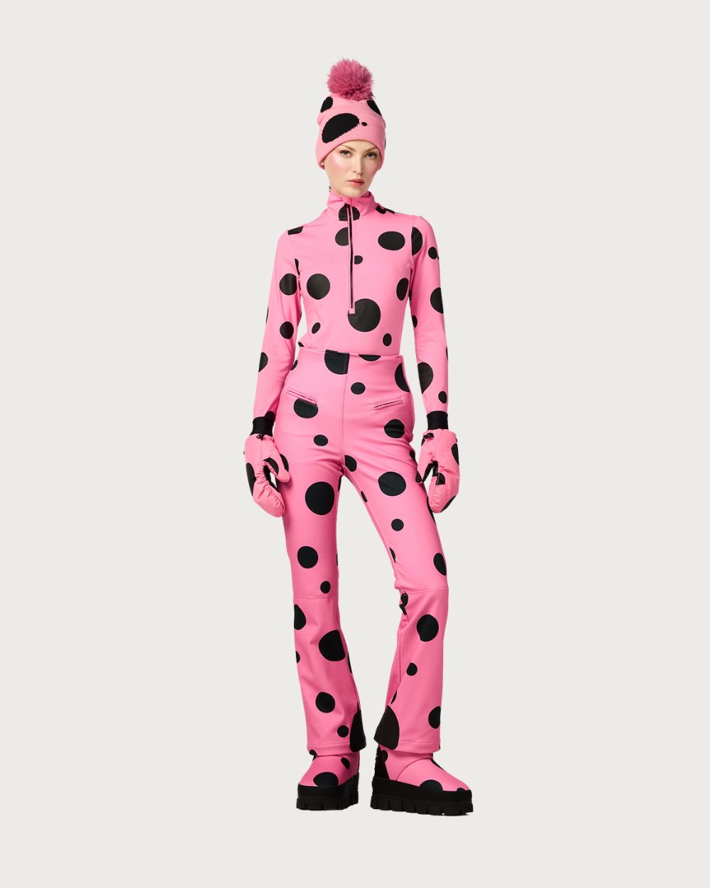 Womens Goldbergh Yoto Ski Pully - Pink Cosmos Thermals Goldbergh 
