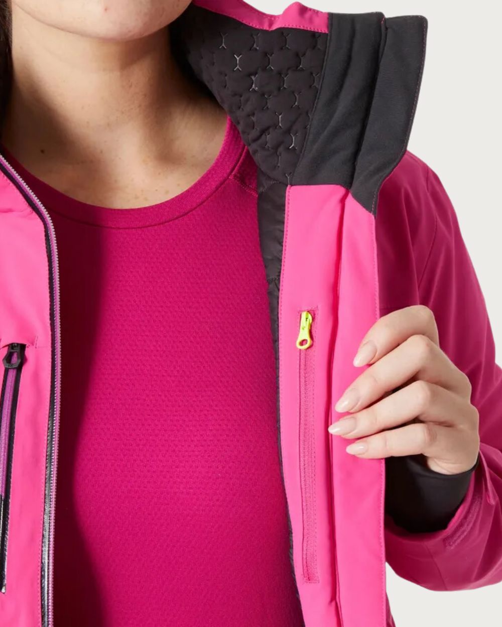 Womens Helly Hansen Alphelia Lifaloft Jacket - Dragon Fruit Jackets Helly Hansen 