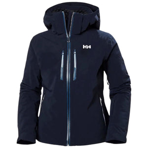 Womens Helly Hansen Alphelia Lifaloft Jacket - Navy Jackets Helly Hansen 