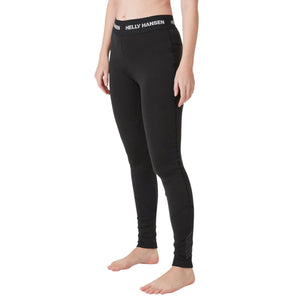 Womens Helly Hansen LIFA Merino Midweight Thermal Pant - Black Thermals Helly Hansen 