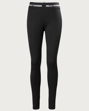 Womens Helly Hansen LIFA Merino Midweight Thermal Pant - Black Thermals Helly Hansen XS INTL / 8 AU 