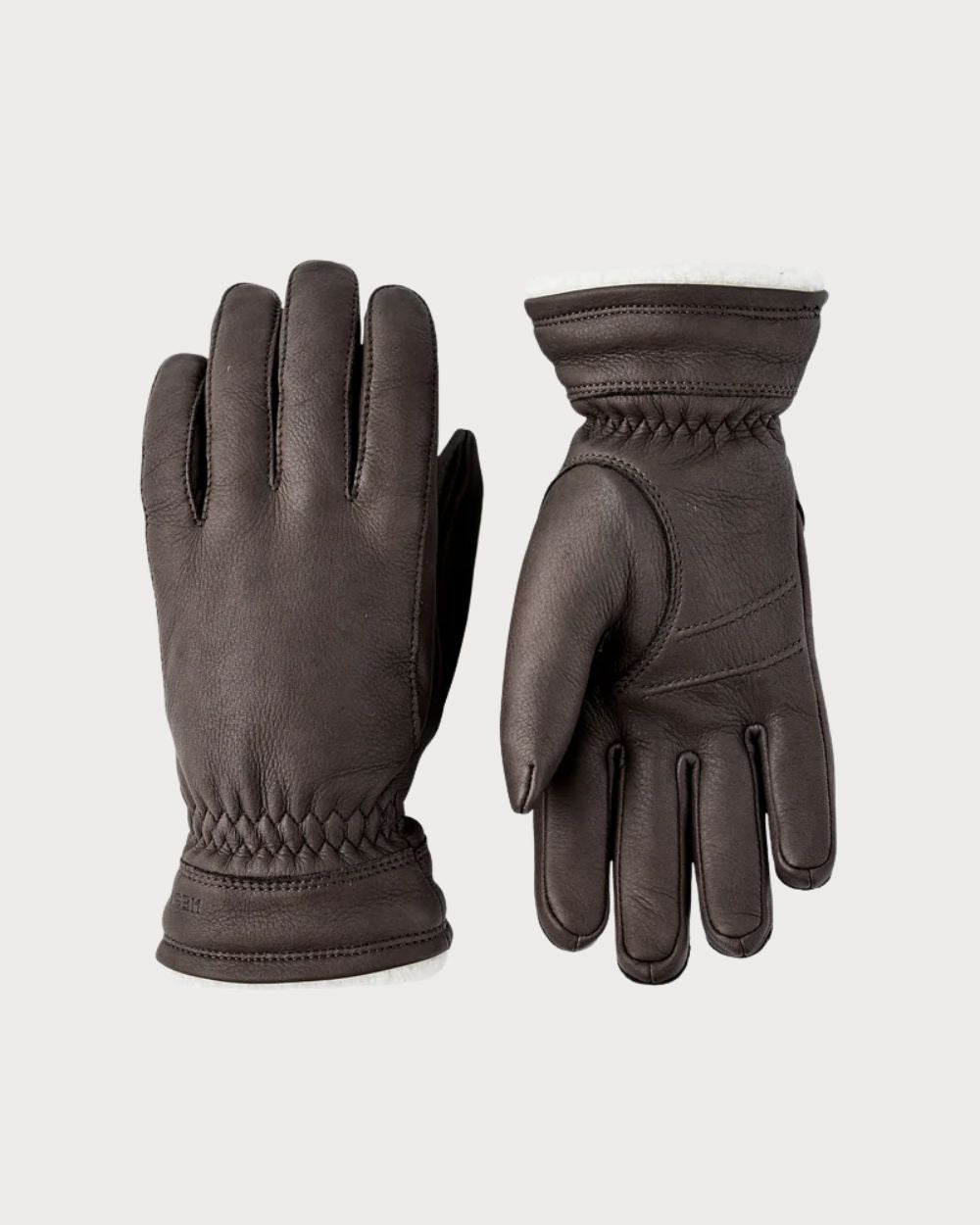 Womens Hestra Deerskin Buvika Primaloft Après Glove - Black Après Gloves Hestra 6 / XS 