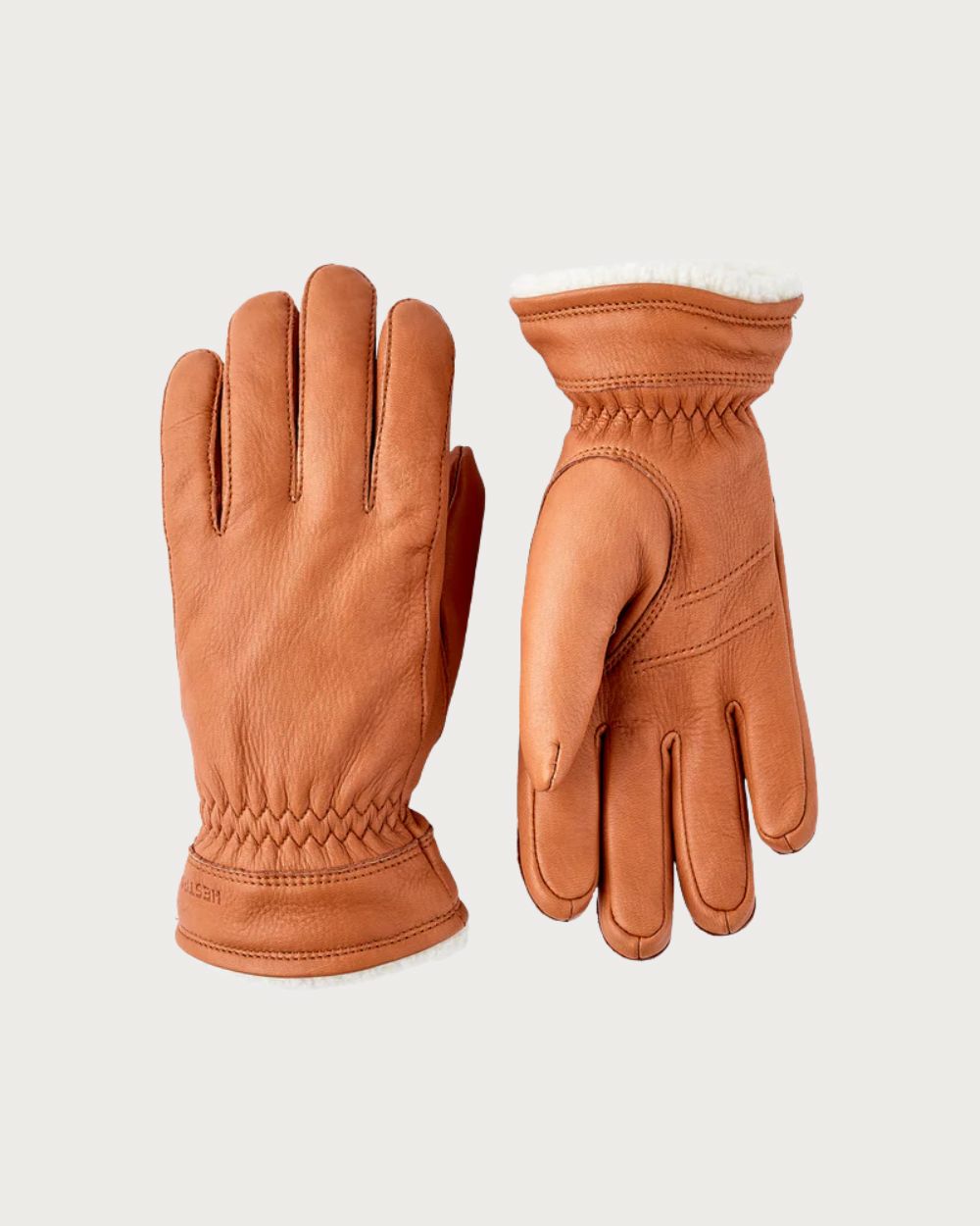 Womens Hestra Deerskin Buvika Primaloft Après Glove - Cork Après Gloves Hestra 6 / XS 
