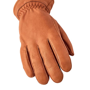 Womens Hestra Deerskin Buvika Primaloft Après Glove - Cork