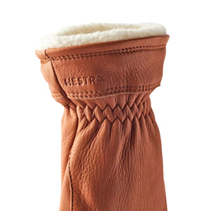 Womens Hestra Deerskin Buvika Primaloft Après Glove - Cork