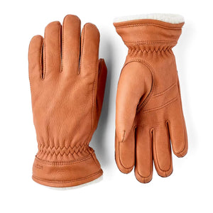 Womens Hestra Deerskin Buvika Primaloft Après Glove - Cork