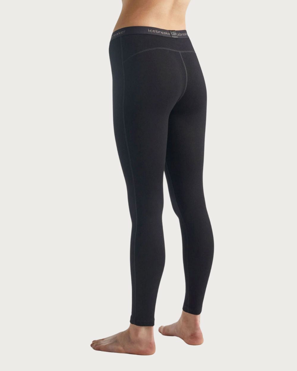 Womens Icebreaker Merino 260 Thermal Tech Leggings - Black Thermals Icebreaker 