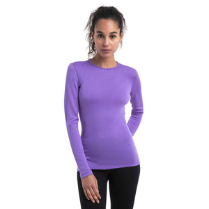 Womens Icebreaker Merino 260 Thermal Tech Long Sleeve Crewe - Magic