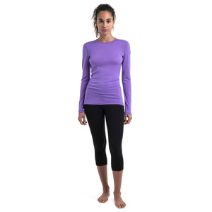 Womens Icebreaker Merino 260 Thermal Tech Long Sleeve Crewe - Magic