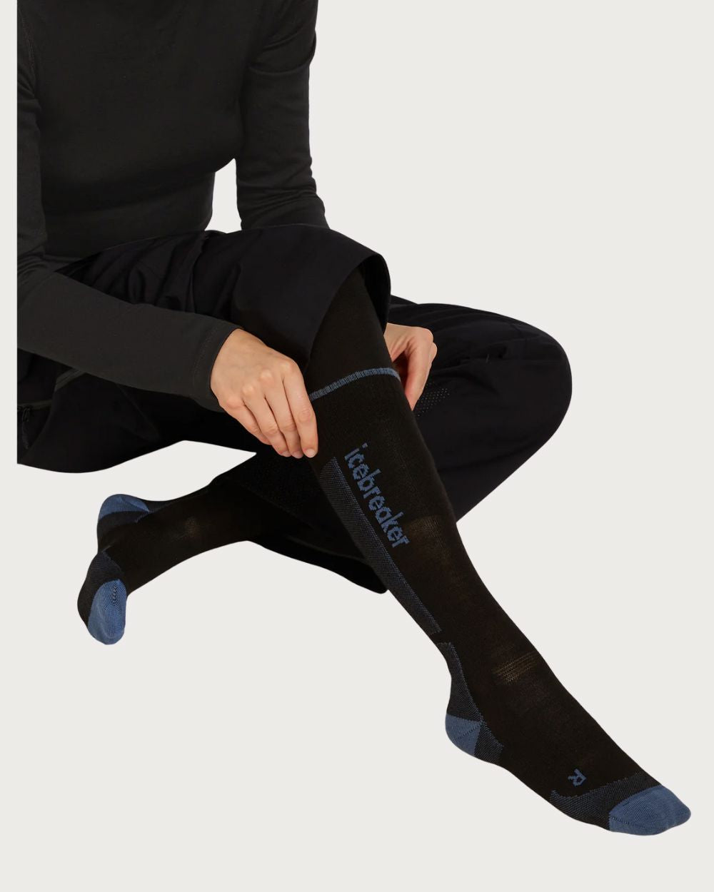 Womens Icebreaker Merino Blend Ski+ Ultralight OTC Sock - Black Unclassified Icebreaker 
