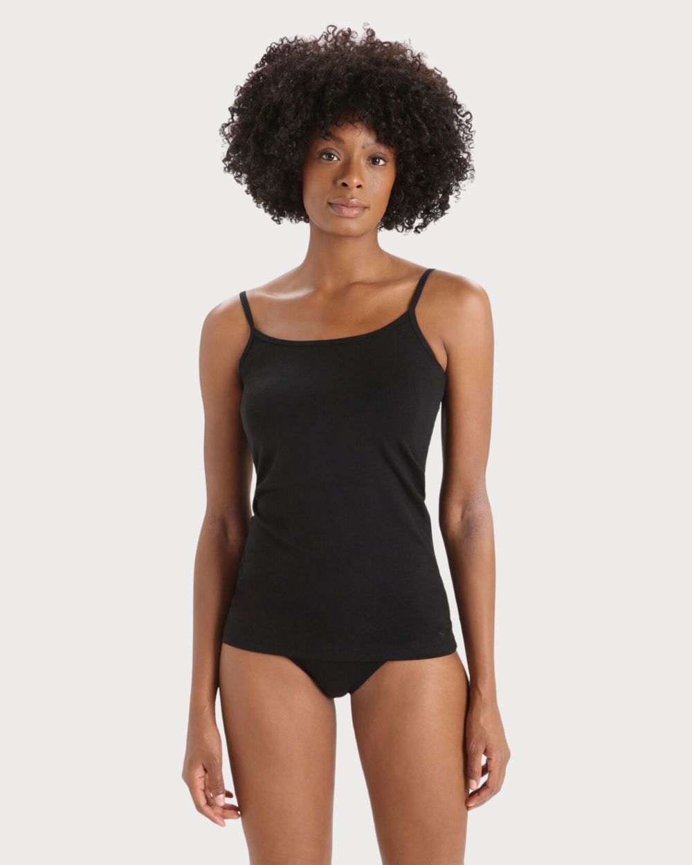 Womens Icebreaker Merino Siren Cami Tank - Black Thermals Icebreaker 