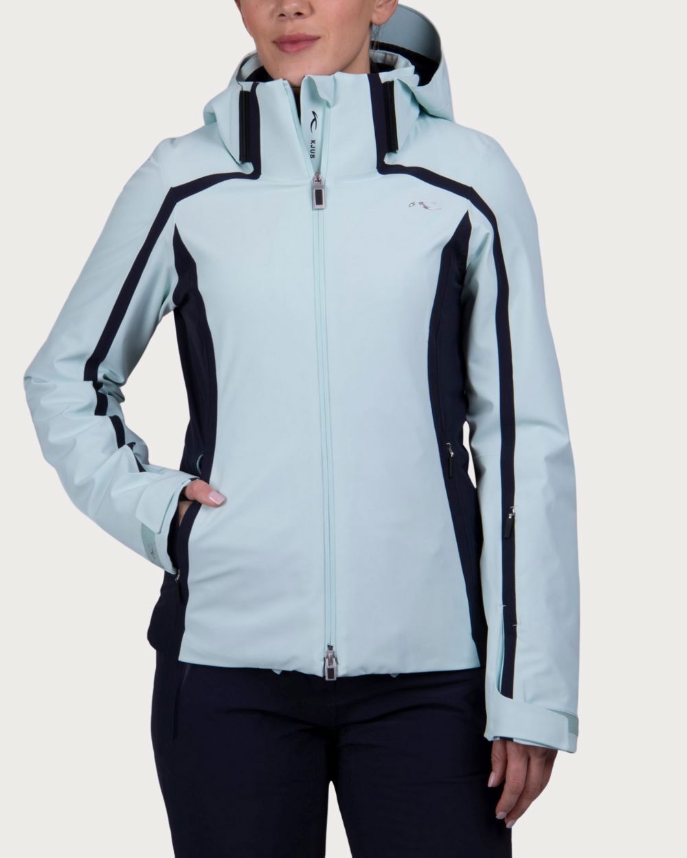 Womens Kjus Formula Jacket - Mist / Deep Space Jackets Kjus 