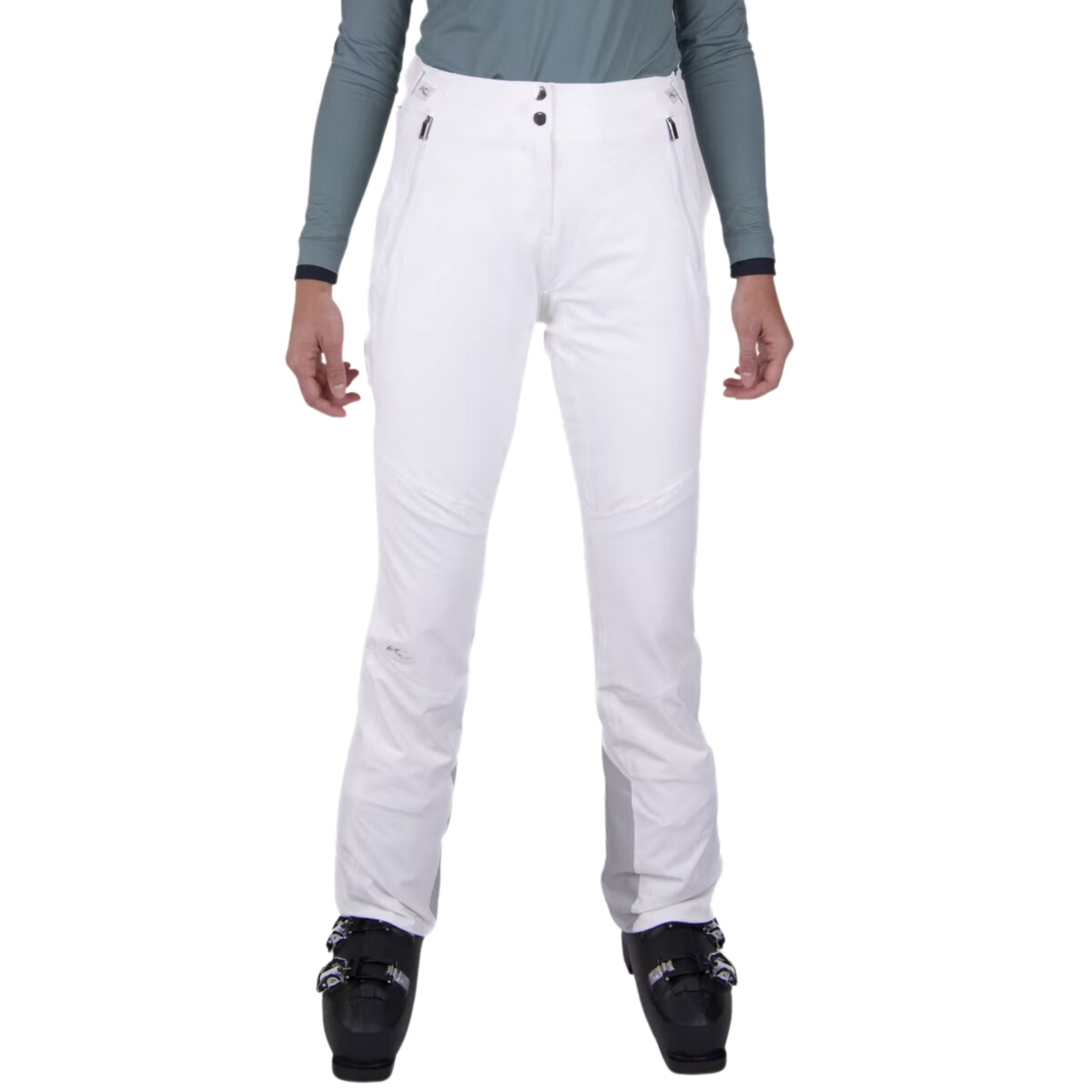 Womens Kjus Formula Pant - White Pants Kjus 