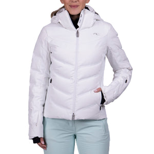 Womens Kjus Momentum Jacket - White Jackets Kjus 