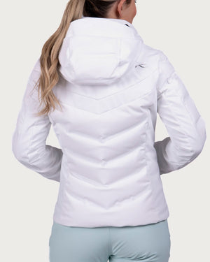 Womens Kjus Momentum Jacket - White Jackets Kjus 