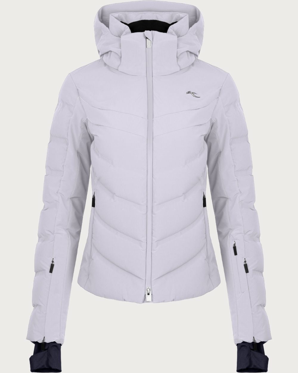 Womens Kjus Momentum Jacket - White Jackets Kjus 38 INTL / 10 AU 