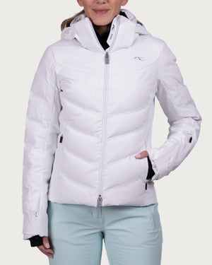 Womens Kjus Momentum Jacket - White Jackets Kjus 