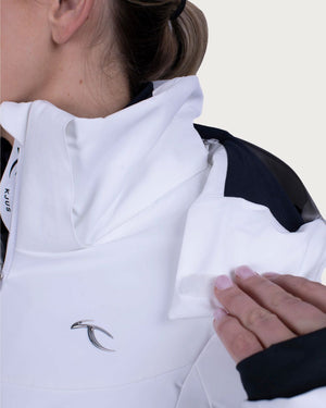 Womens Kjus Momentum Jacket - White Jackets Kjus 