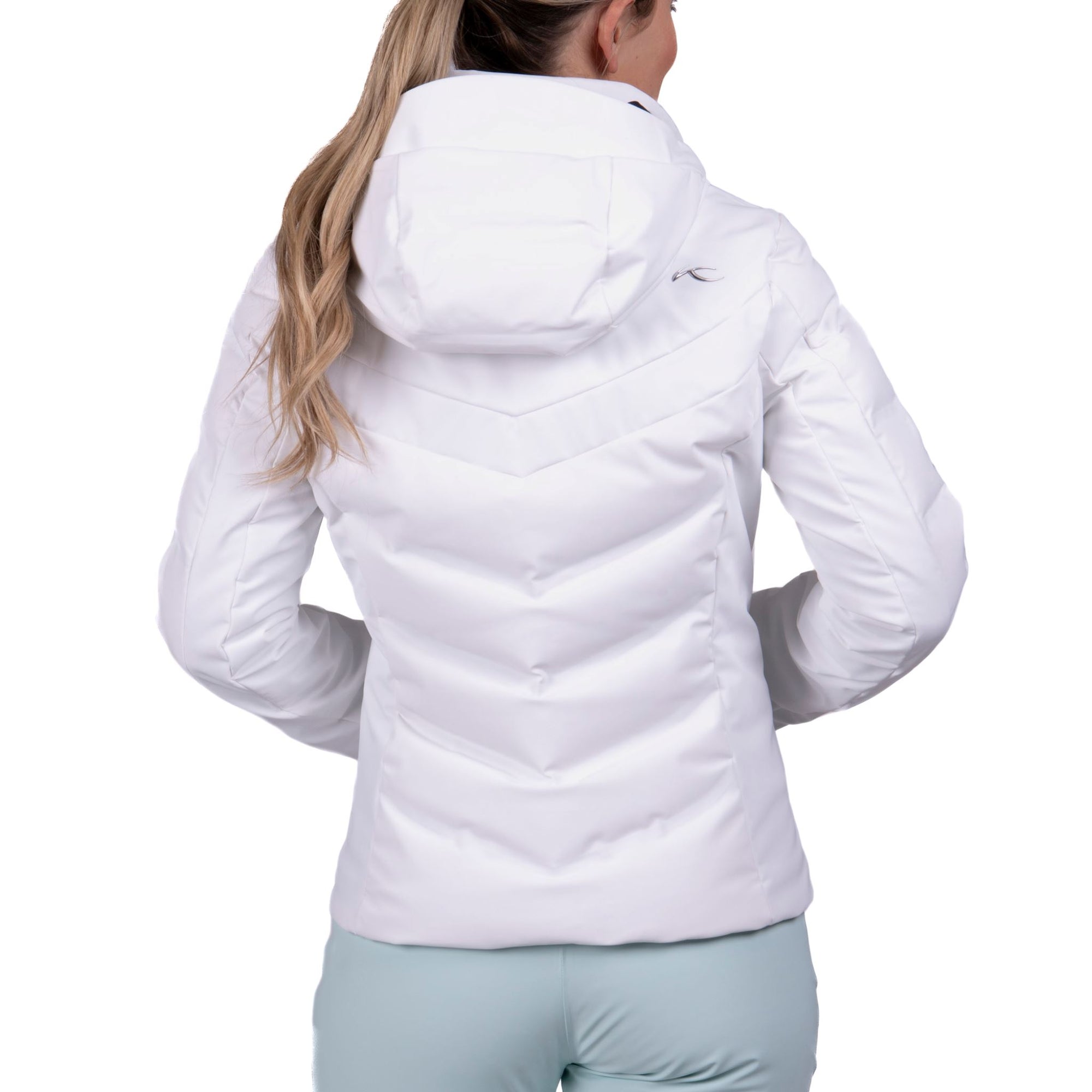 Womens Kjus Momentum Jacket - White Jackets Kjus 38 INTL / 10 AU 