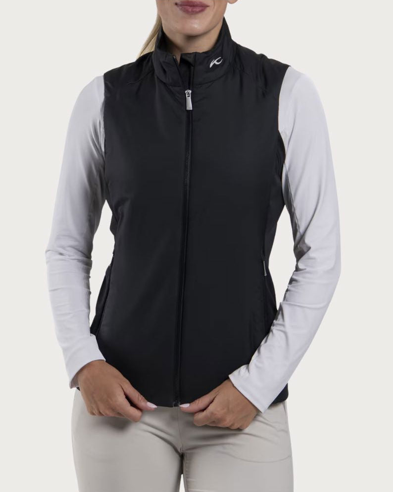 Womens Kjus Radiation Vest 26 - Black Mid Layers Kjus 36 INTL / S AU 