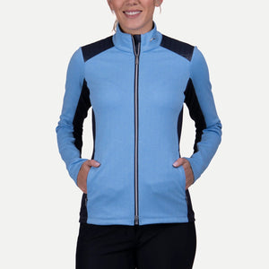 Womens Kjus Radun 2.0 Midlayer Jacket - Blue Opal / Deep Space Mid Layers Kjus 