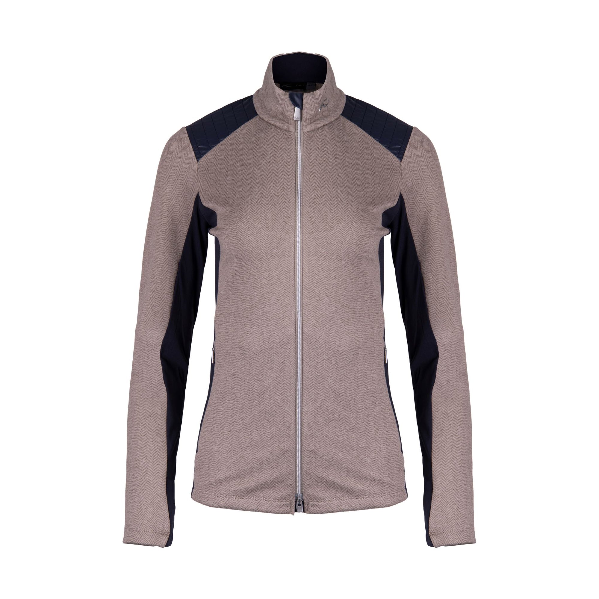 Womens Kjus Radun 2.0 Midlayer Jacket - Tiramisu / Deep Space Mid Layers Kjus 36 INTL / 8 AU 