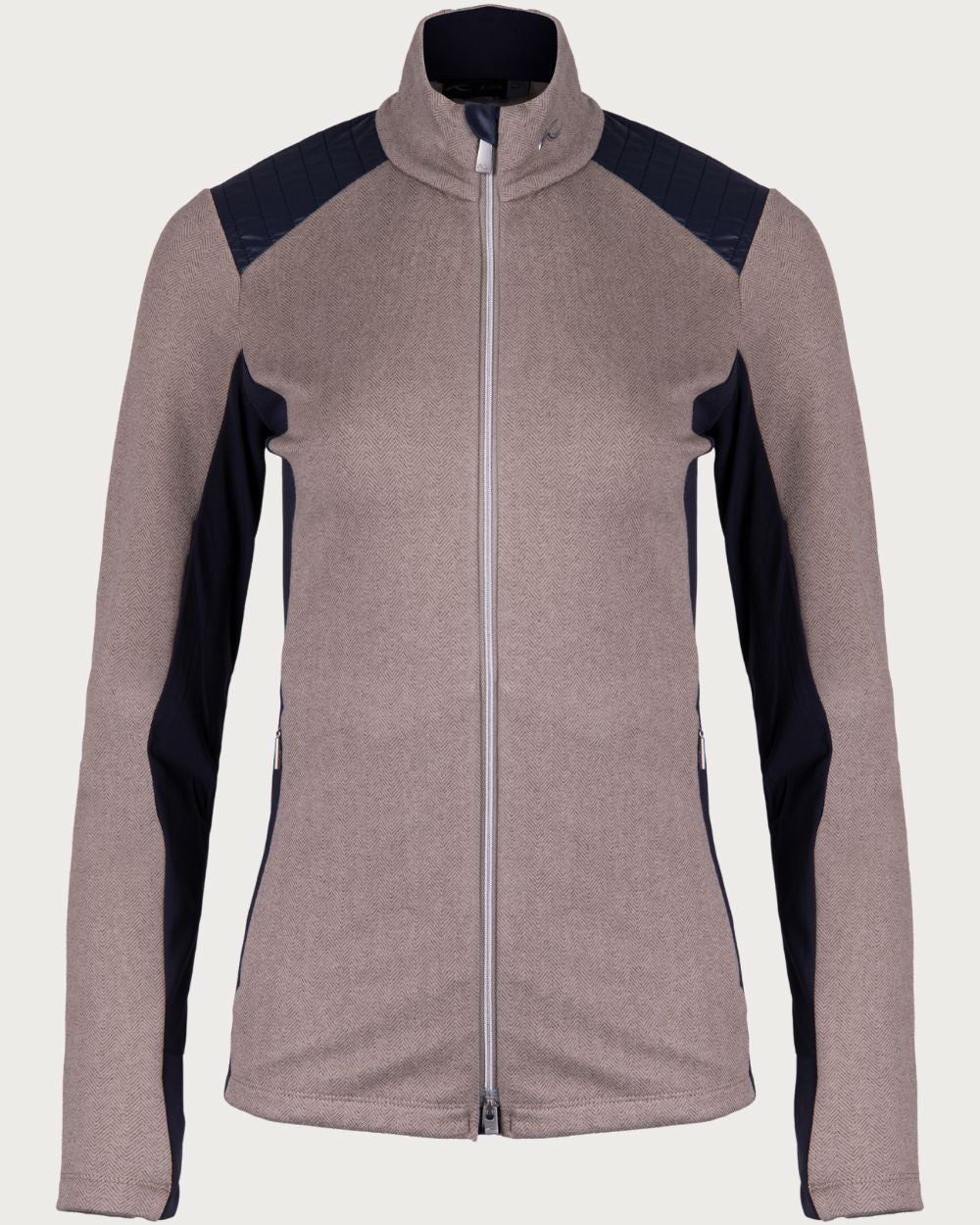 Womens Kjus Radun 2.0 Midlayer Jacket - Tiramisu / Deep Space Mid Layers Kjus 36 INTL / 8 AU 