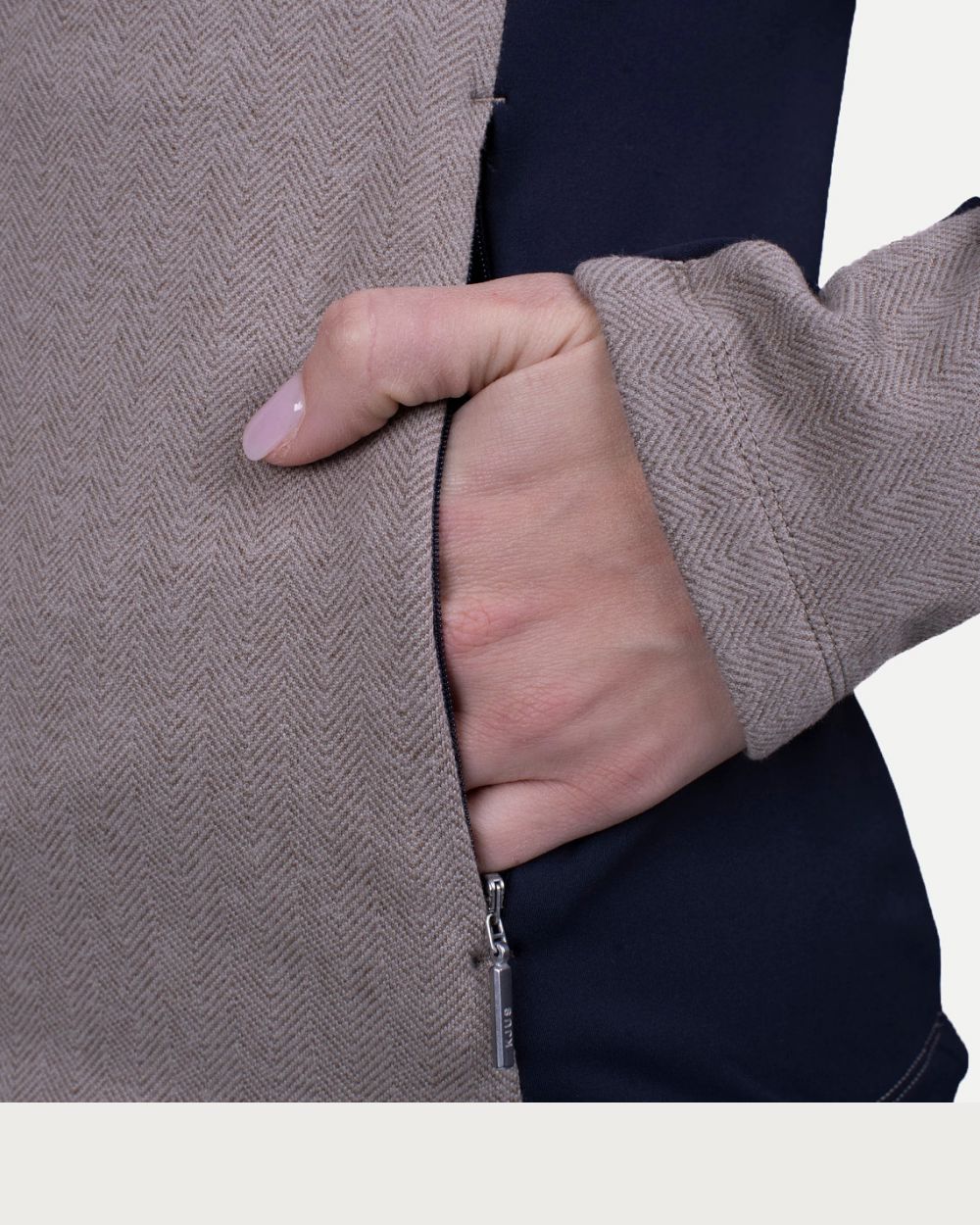 Womens Kjus Radun 2.0 Midlayer Jacket - Tiramisu / Deep Space Mid Layers Kjus 