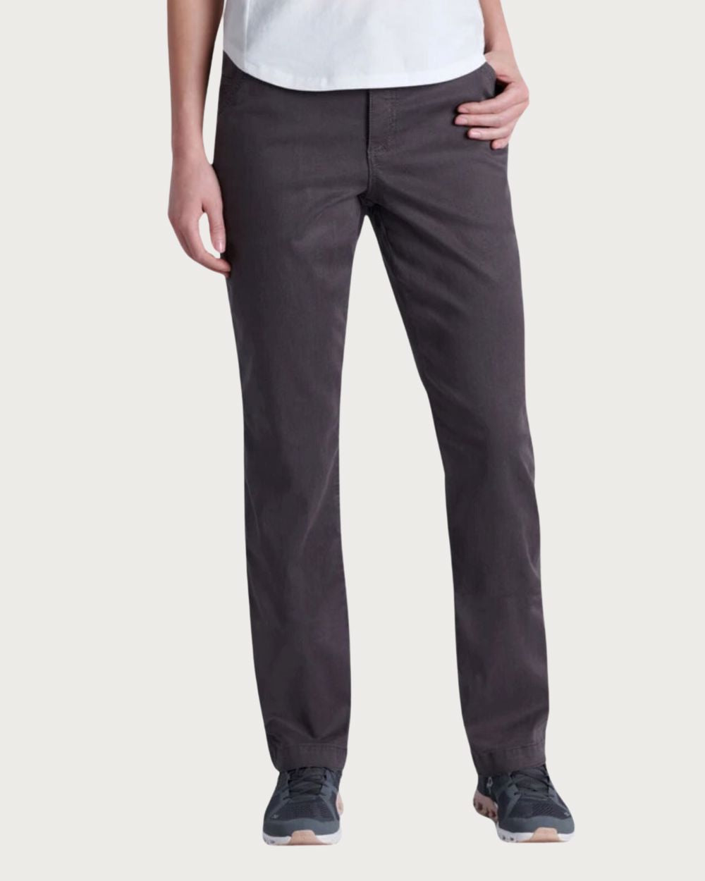 Womens KUHL Kultivatr Straight Pant - Concrete Pants Kuhl 4 INTL / S AU 