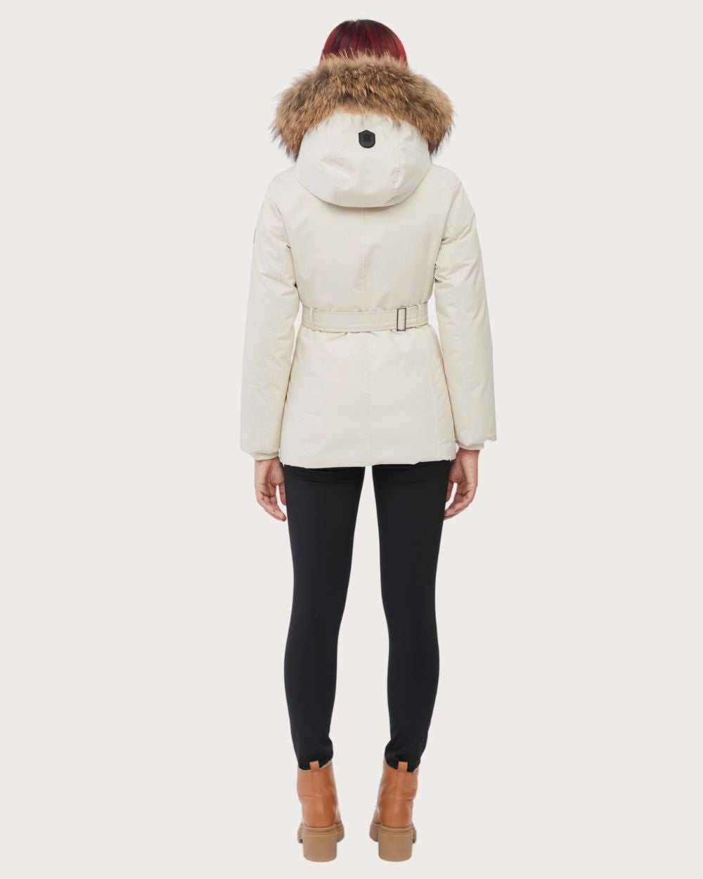 Womens Mackage Jeni-F 2-In-1 Down Parka Real Fur - Cream Après | Travel Mackage 