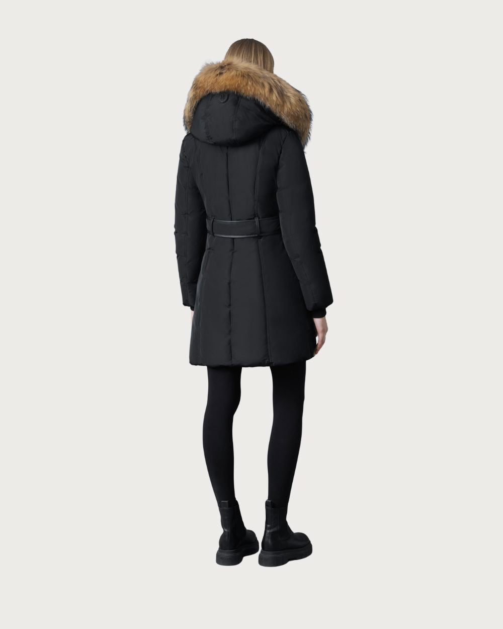 Womens Mackage Kay-F Parka Real Fur- Black Après | Travel Mackage 