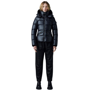 Womens Mackage Madalyn-V Down Ski Jacket - Black