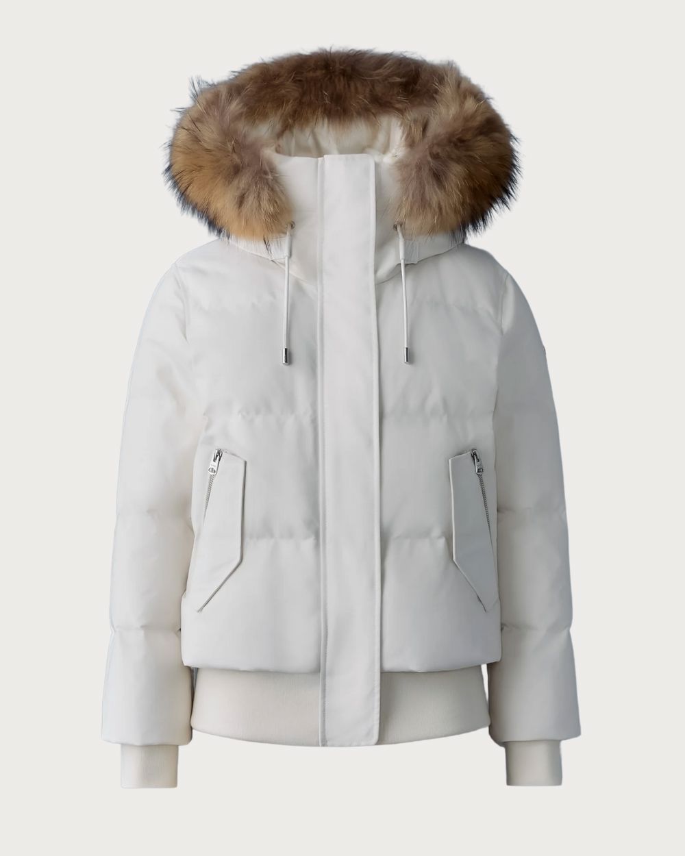 Womens Mackage Nefi-FZ Down Jacket - Cream Après | Travel Mackage XXS INTL / XXS AU 