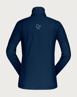 Womens Norrøna Falketind Warm1 Jacket - Indigo Night Mid Layers Norrøna 