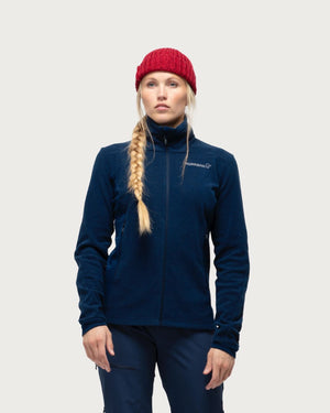 Womens Norrøna Falketind Warm1 Jacket - Indigo Night Mid Layers Norrøna 