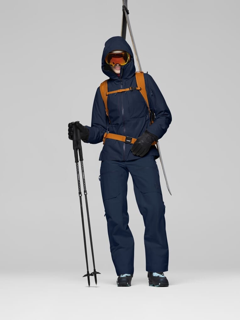 Womens Norrøna Lofoten Gore-Tex Insulated Jacket - Indigo Night Jackets Norrøna 