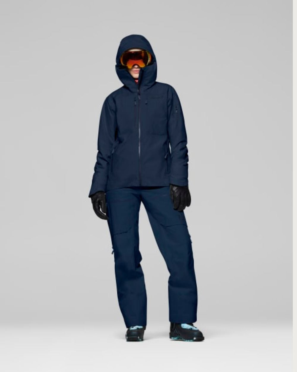 Womens Norrøna Lofoten Gore-Tex Insulated Jacket - Indigo Night Jackets Norrøna 
