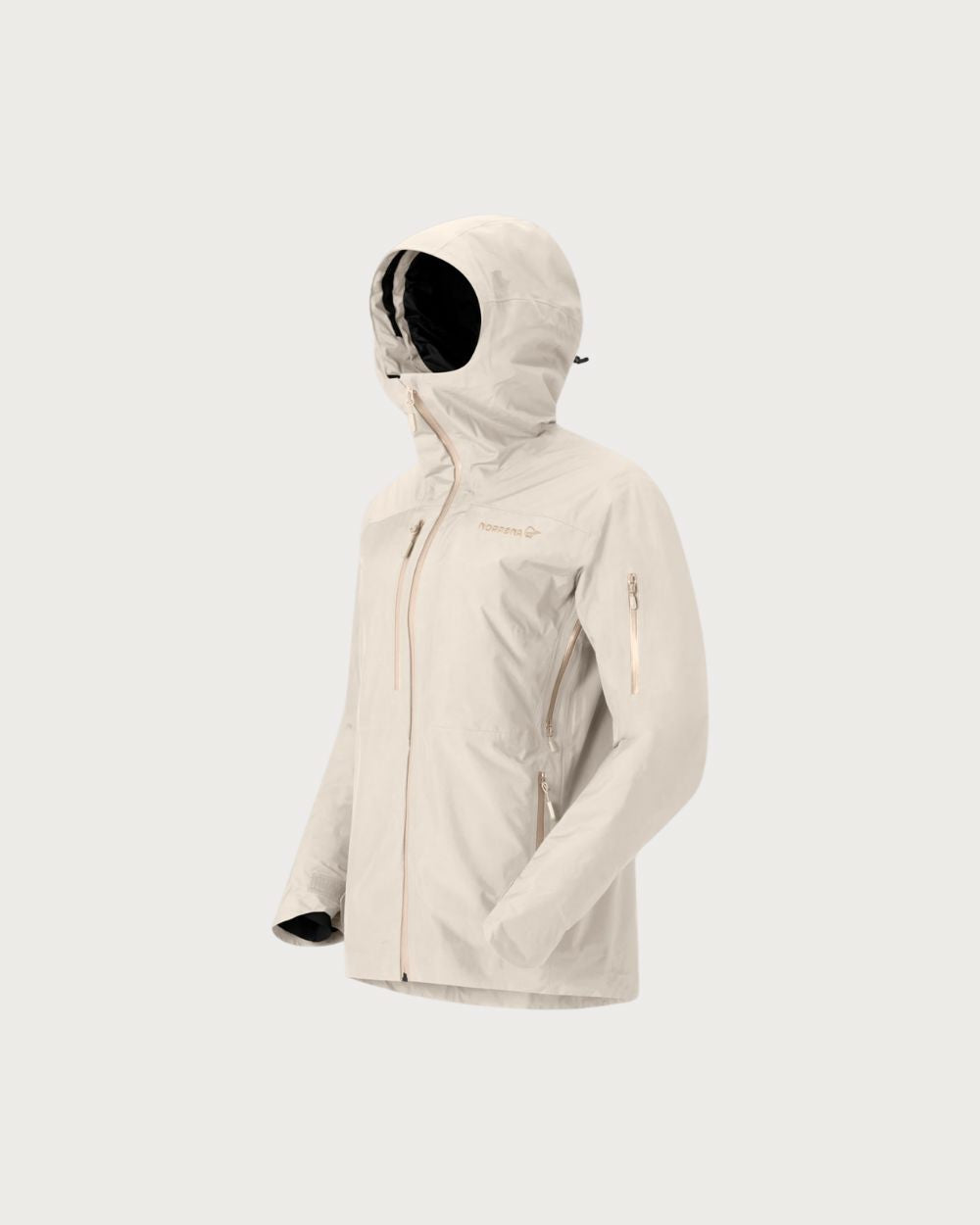 Womens Norrøna Lofoten Gore-Tex Insulated Jacket - Oatmeal Jackets Norrøna 