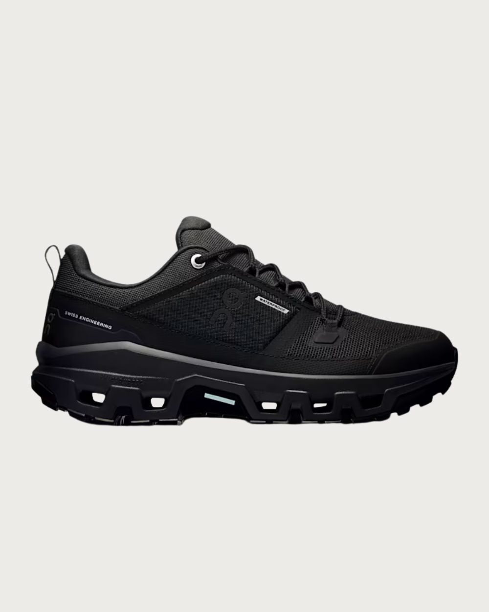 Womens On Cloudrock Low Waterproof Boot - Black Footwear On Running 6US / 37EU 