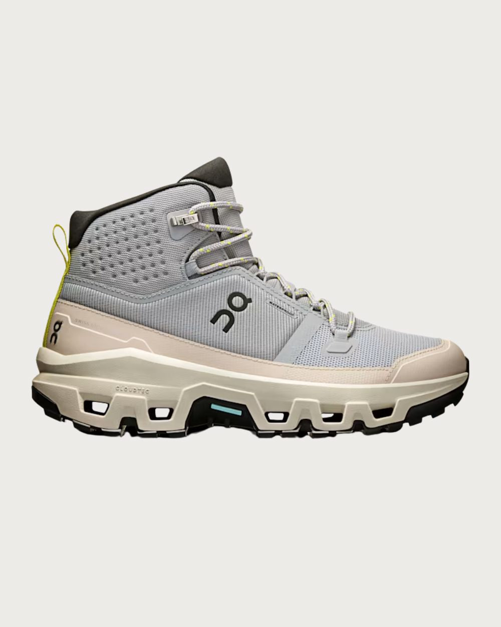 Womens On Cloudrock Mid Waterproof Boot - Alloy / Ice Footwear On Running 